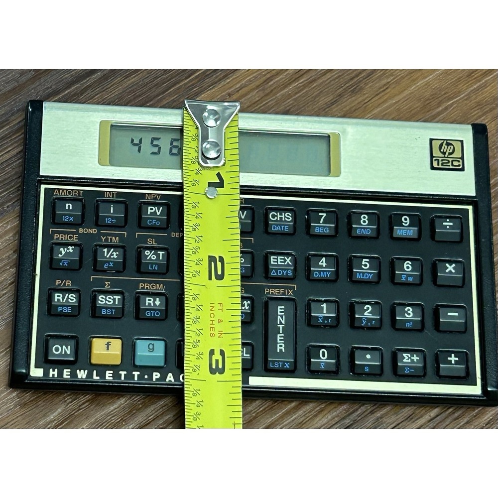 Hewlett-Packard HP 12C Scientific Handheld Calculator With Case - Picture 9 of 10